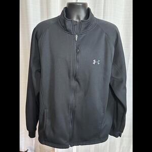 UNDER ARMOUR "Coldgear-Training" Warm-Up Black Jacket Mens Size XXL